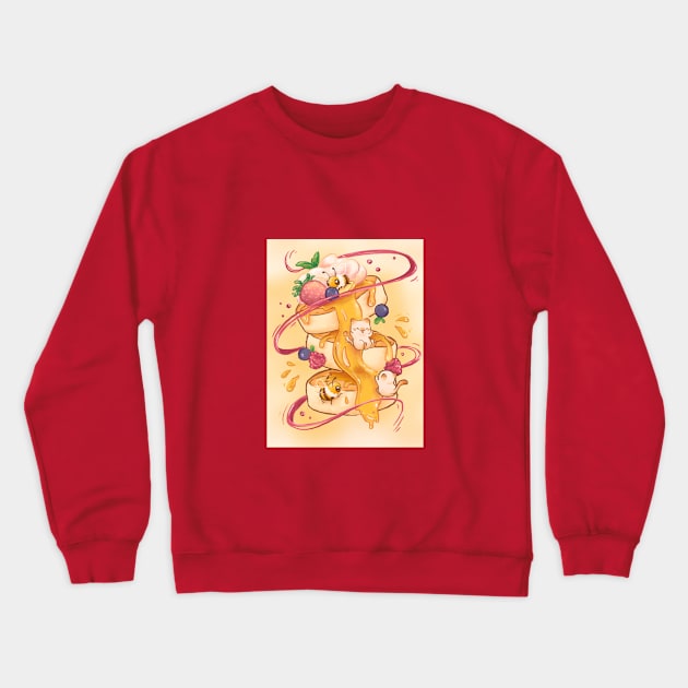 Honey Pancakes Crewneck Sweatshirt by Stars&Sprinkles